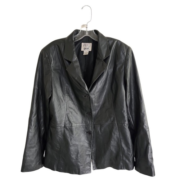 Women’s Lined Black Soft Leather Jacket - Picture 1 of 3